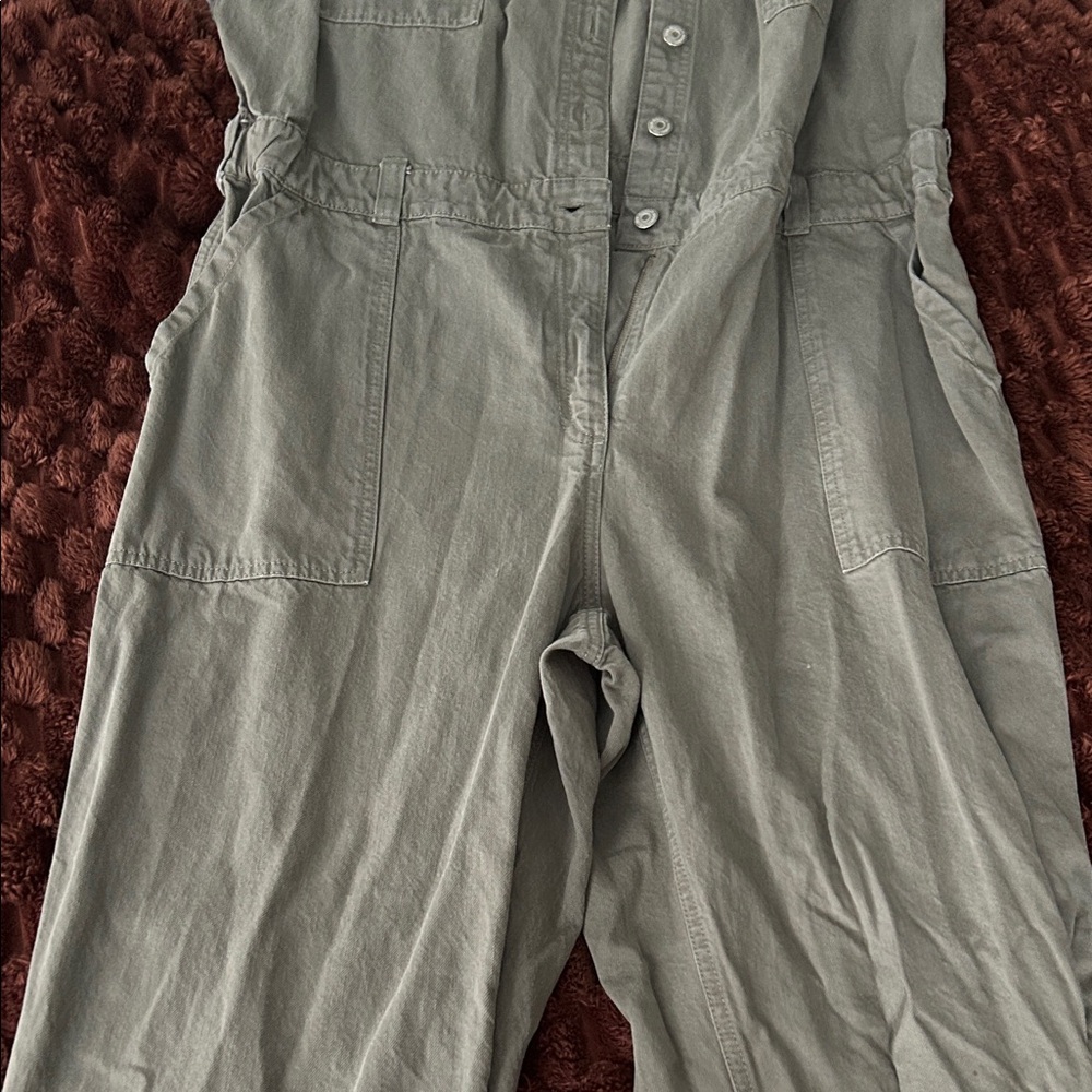 Old Navy Olive Green Women's body suit (long legs and long arms) (xl) - Picture 2 of 5